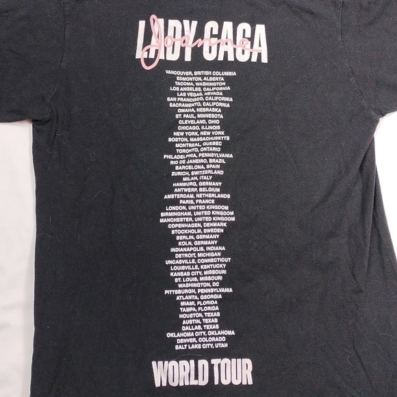 Lady Gaga world tour women's small sized t shirt - Picture 4 of 7